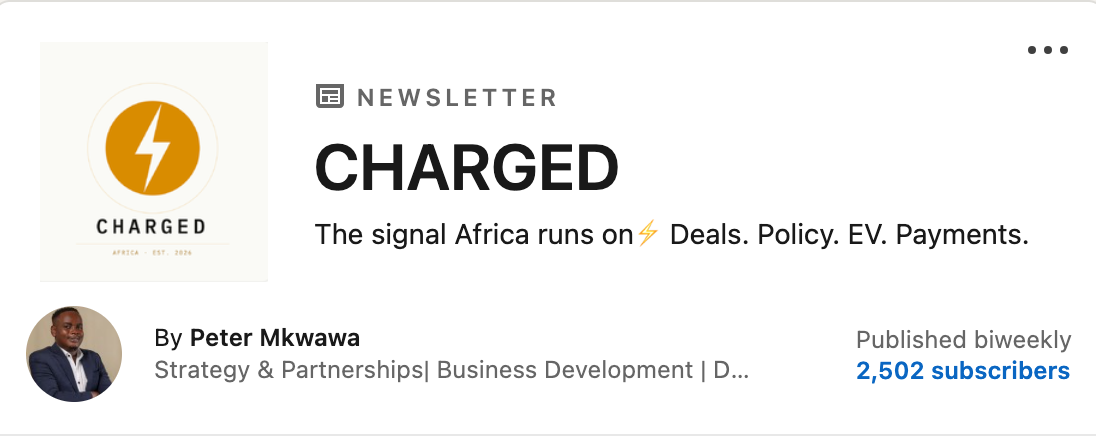 CHARGED — Fintech & E-Mobility Newsletter
